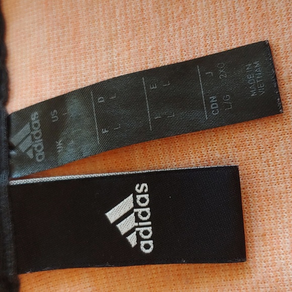 Adidas Men's Pink Full Zipper Hooded Sweatshirt Jacket size Large - Picture 13 of 17